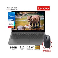 LAPTOP LENOVO V15 G4 IAH CORE I5 12500H 16GB RAM 512GB SSD 15.6” WIN 3FS0003LM + MOUSE